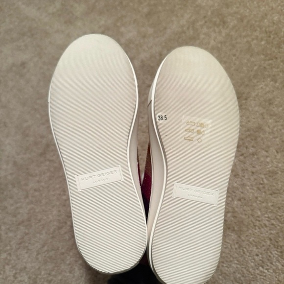 Kurt Geiger Laney stripe crystal rainbow white sneaker shoe size 38.5 - Picture 5 of 5